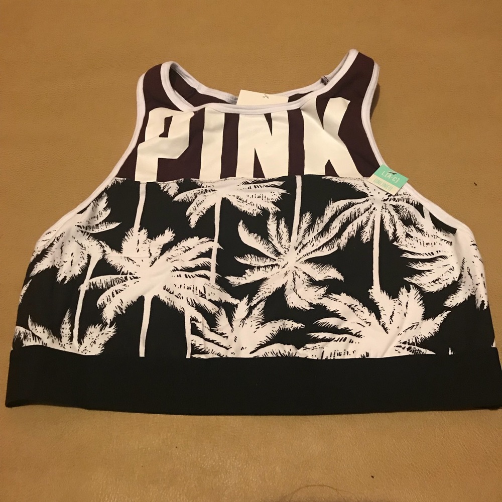 NWT - VS PINk Tropical Sports Bra
